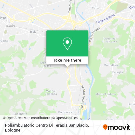 Poliambulatorio Centro Di Terapia San Biagio map