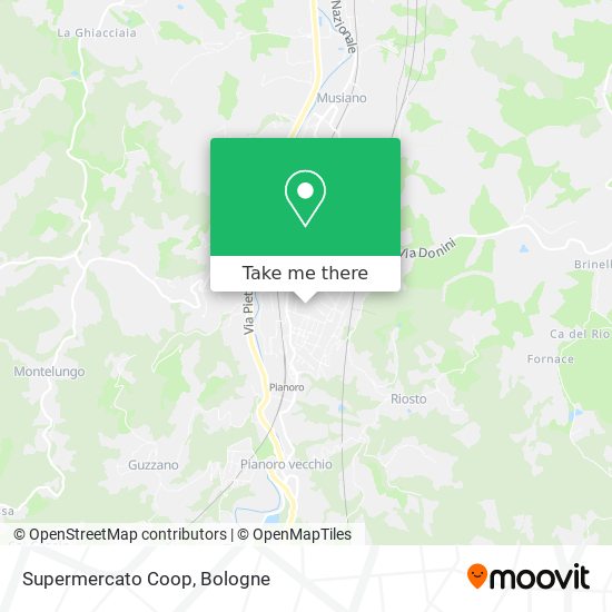 Supermercato Coop map