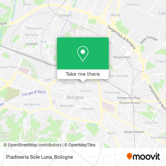 Piadineria Sole Luna map