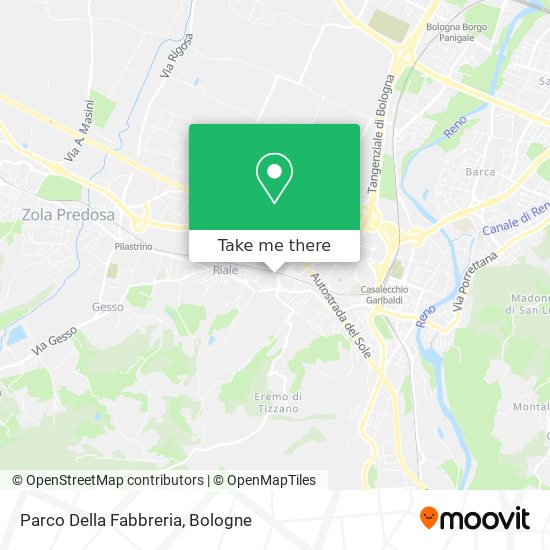 Parco Della Fabbreria map
