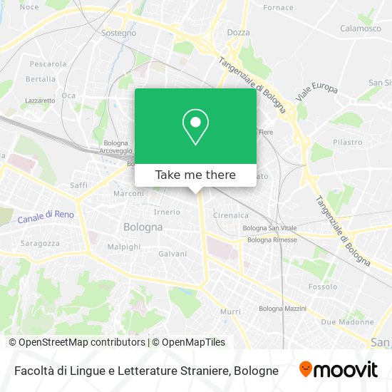 Facoltà di Lingue e Letterature Straniere map