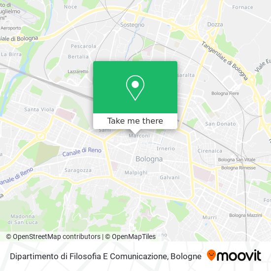 Dipartimento di Filosofia E Comunicazione map