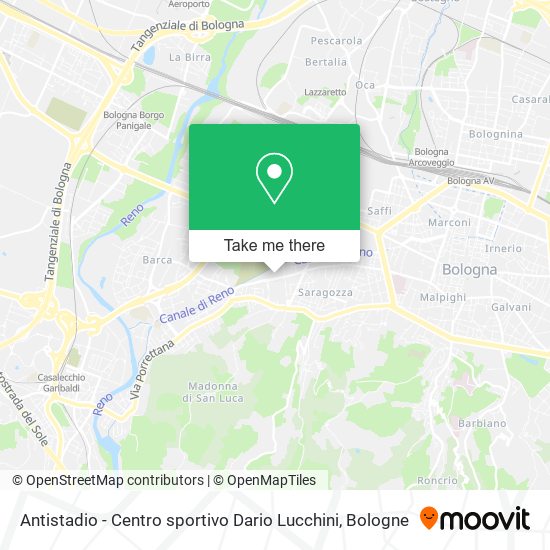 Antistadio - Centro sportivo Dario Lucchini map