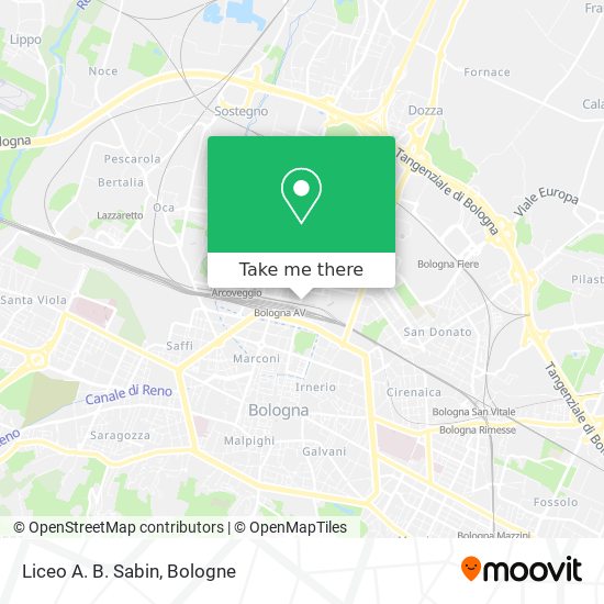 Liceo A. B. Sabin map