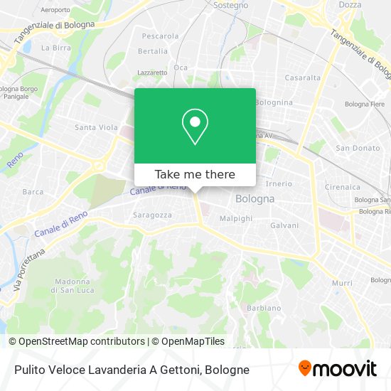Pulito Veloce Lavanderia A Gettoni map