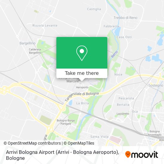 Arrivi Bologna Airport (Arrivi - Bologna Aeroporto) map