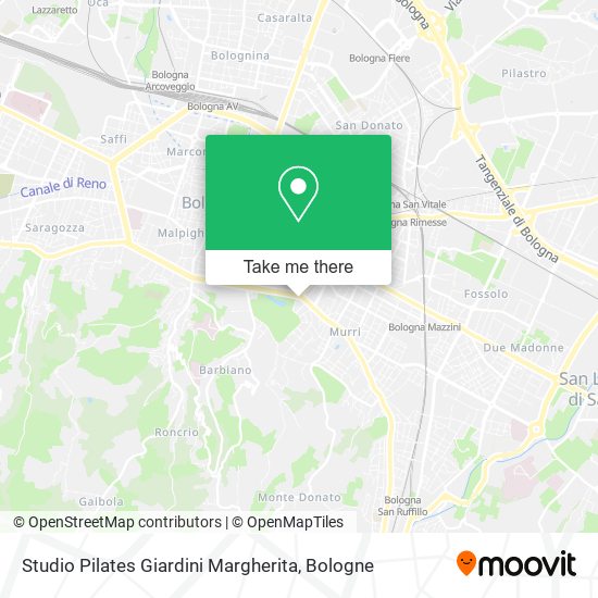 Studio Pilates Giardini Margherita map