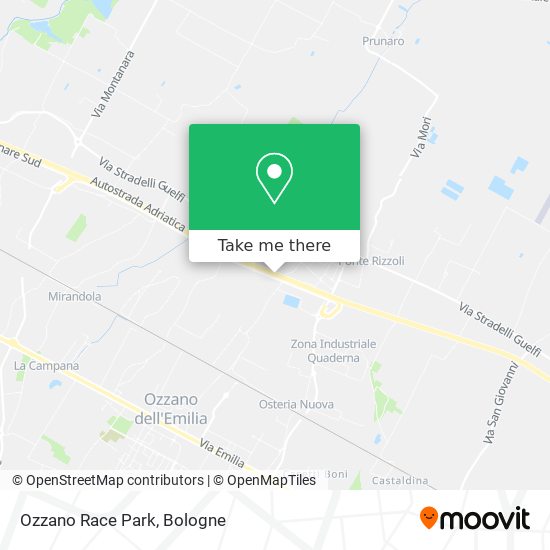 Ozzano Race Park map