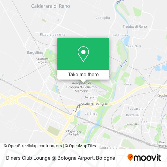 Diners Club Lounge @ Bologna Airport map