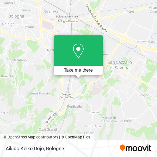 Aikido Keiko Dojo map