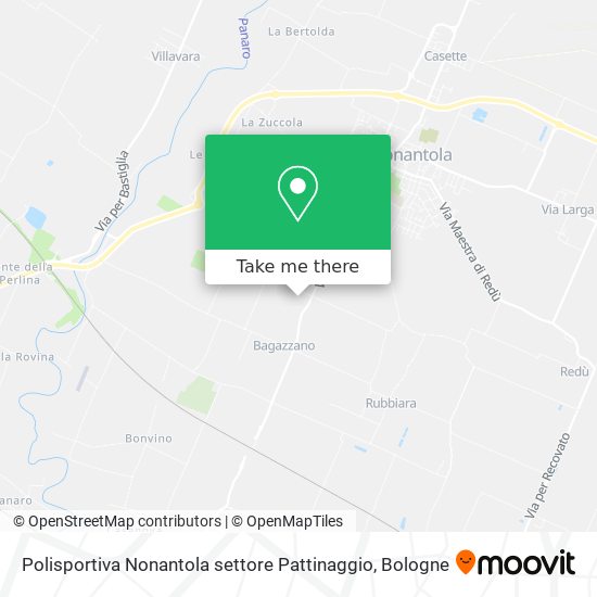 Polisportiva Nonantola settore Pattinaggio map