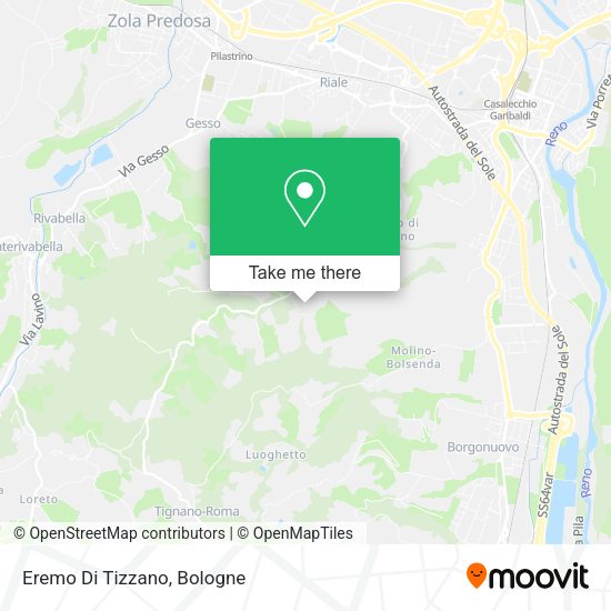 Eremo Di Tizzano map