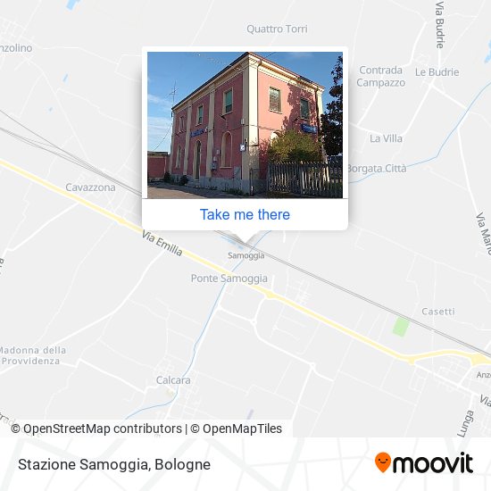 Stazione Samoggia map