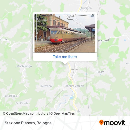 Stazione Pianoro map