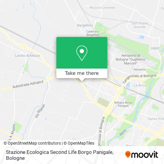 Stazione Ecologica Second Life Borgo Panigale map