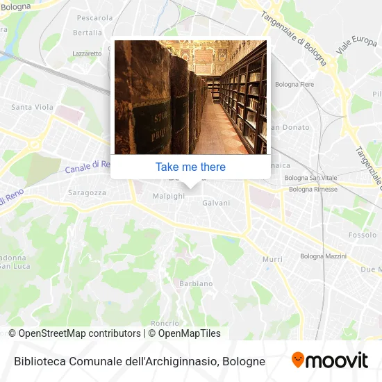 Biblioteca Comunale dell'Archiginnasio map