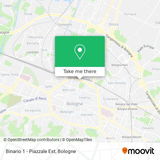 Binario 1 - Piazzale Est map