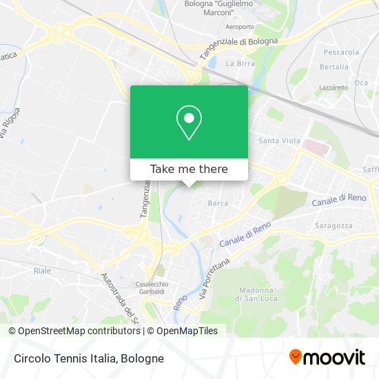 Circolo Tennis Italia map