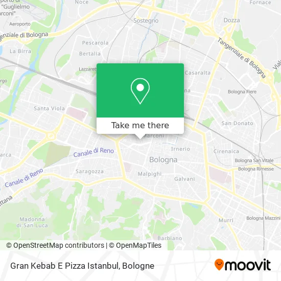 Gran Kebab E Pizza Istanbul map