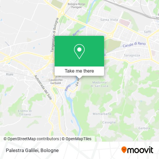 Palestra Galilei map