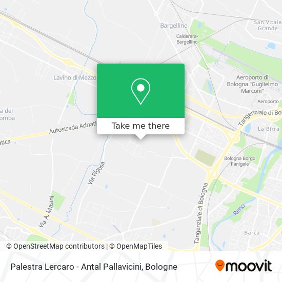 Palestra Lercaro - Antal Pallavicini map
