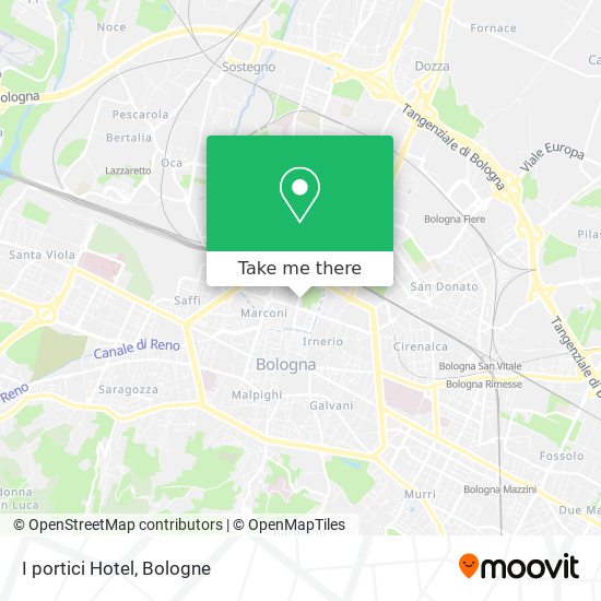 I portici Hotel map