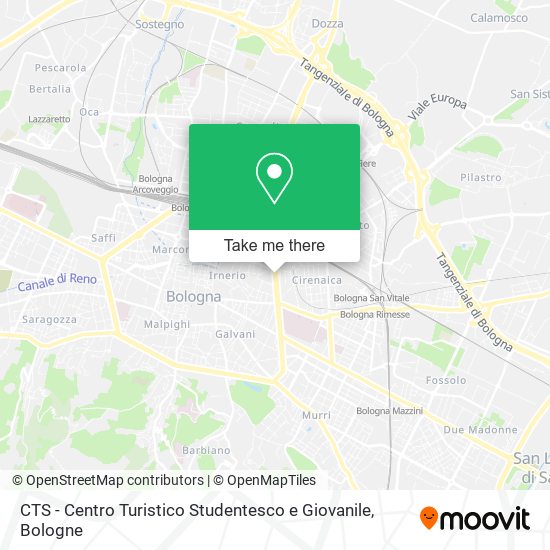 CTS - Centro Turistico Studentesco e Giovanile map