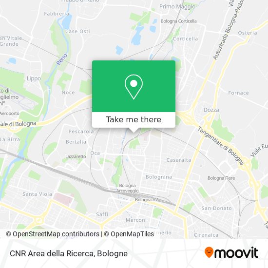 CNR Area della Ricerca map