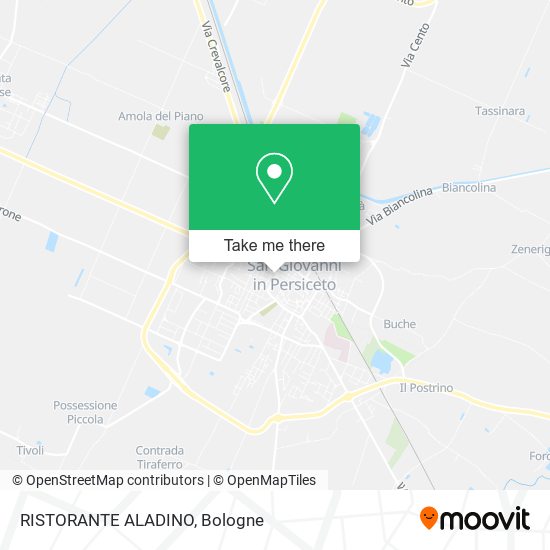 RISTORANTE ALADINO map