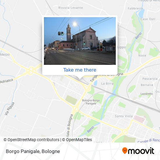 Borgo Panigale map