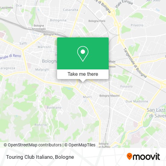 Touring Club Italiano map