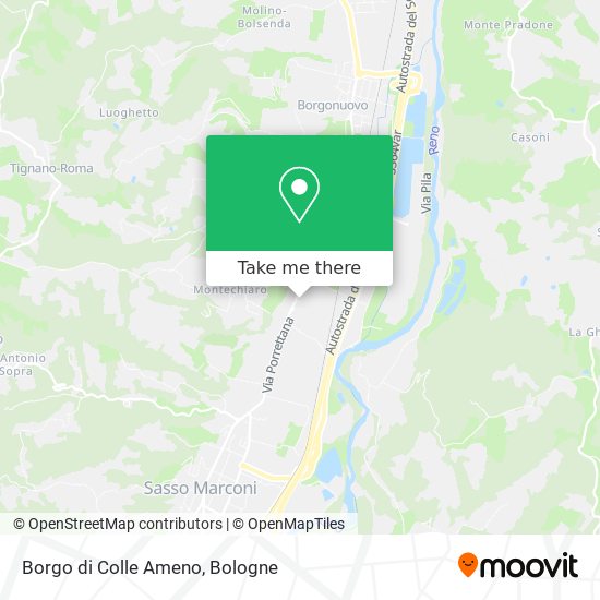 Borgo di Colle Ameno map