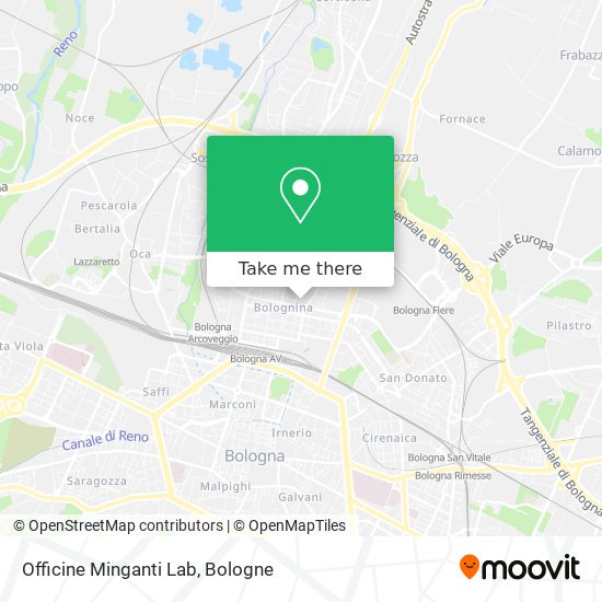 Officine Minganti Lab map