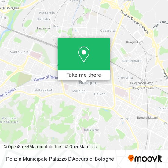 Polizia Municipale Palazzo D'Accursio map