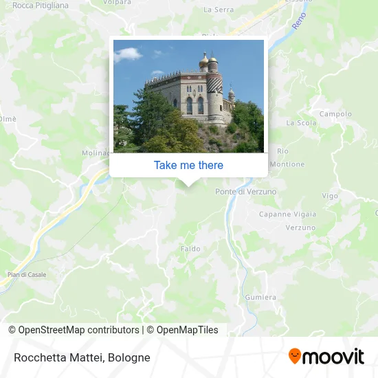 Rocchetta Mattei map