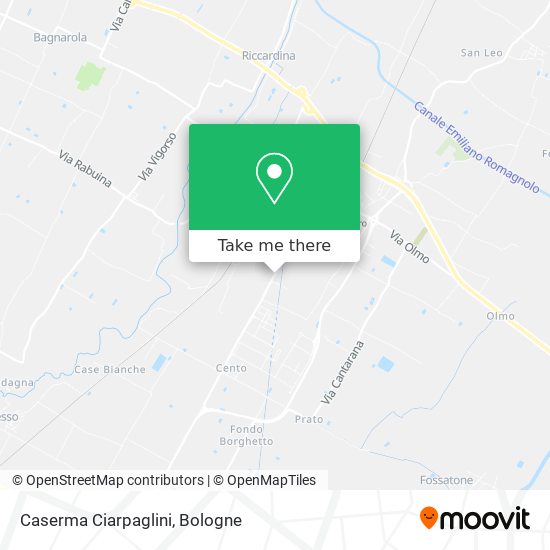 Caserma Ciarpaglini map