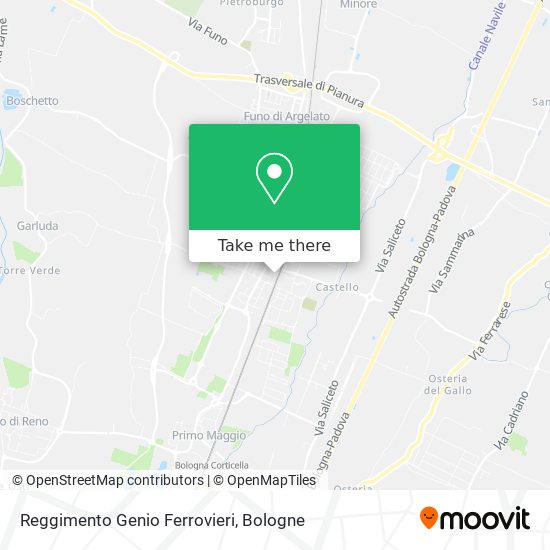Reggimento Genio Ferrovieri map