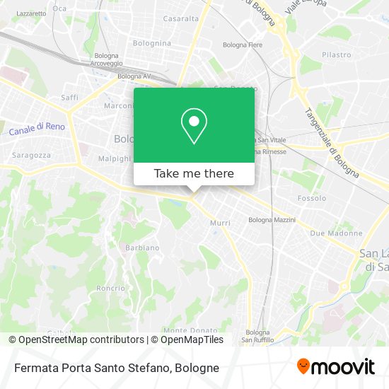 Fermata Porta Santo Stefano map