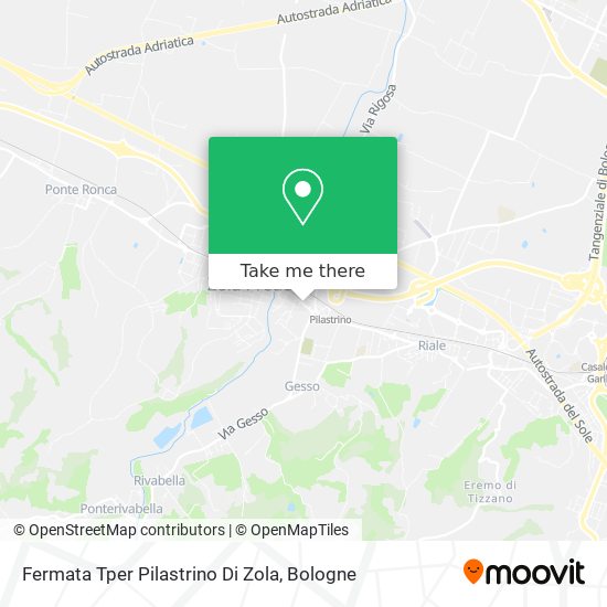 Fermata Tper Pilastrino Di Zola map