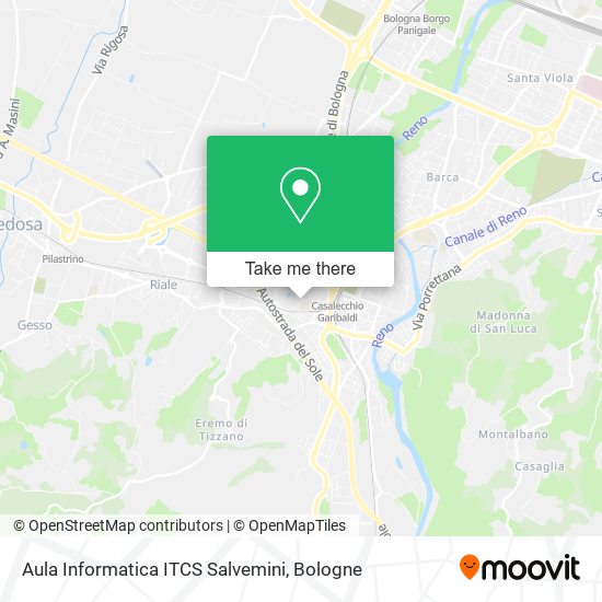 Aula Informatica ITCS Salvemini map