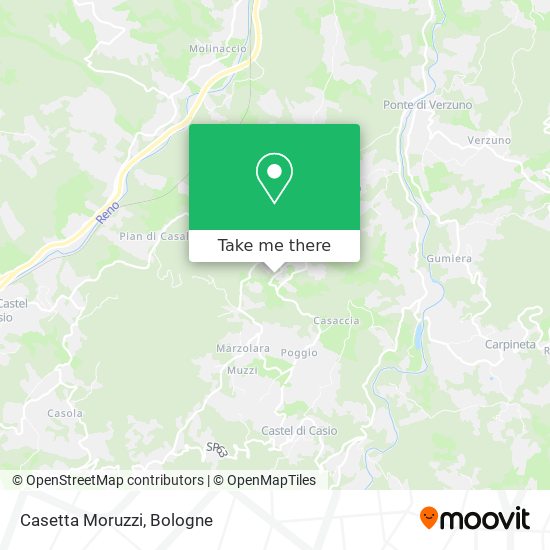 Casetta Moruzzi map