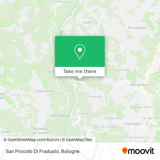 San Procolo Di Fradusto map