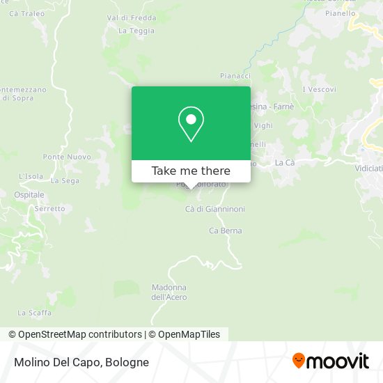 Molino Del Capo map