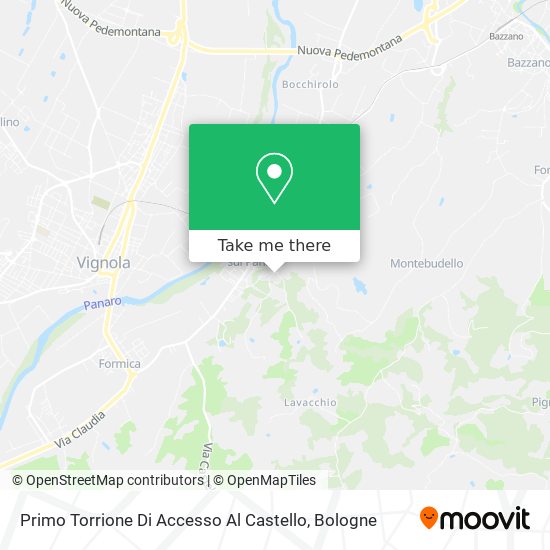 Primo Torrione Di Accesso Al Castello map