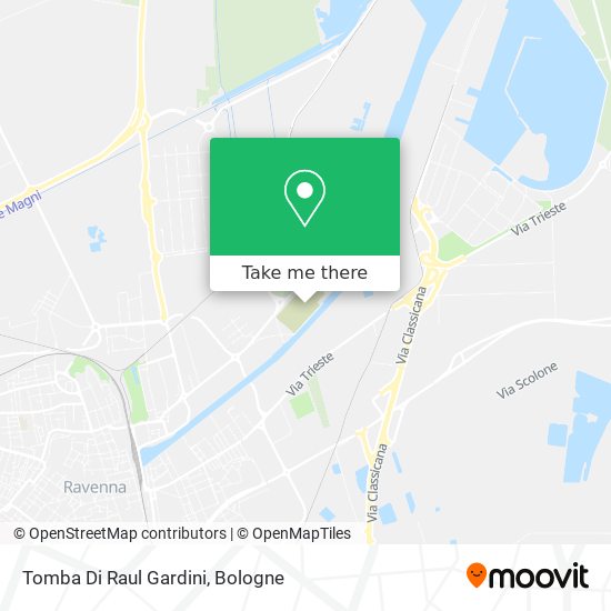 Tomba Di Raul Gardini map