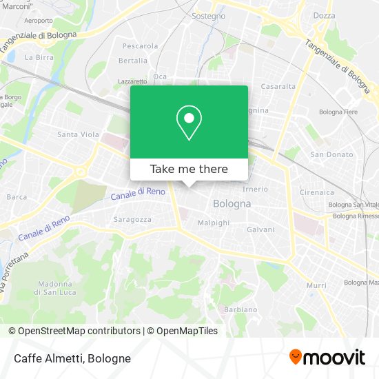 Caffe Almetti map
