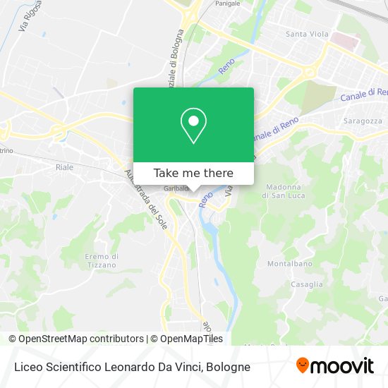 Liceo Scientifico Leonardo Da Vinci map