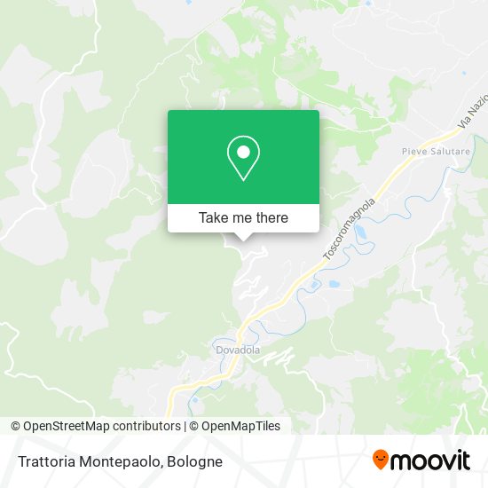 Trattoria Montepaolo map