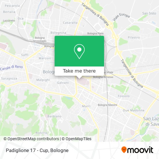 Padiglione 17 - Cup map