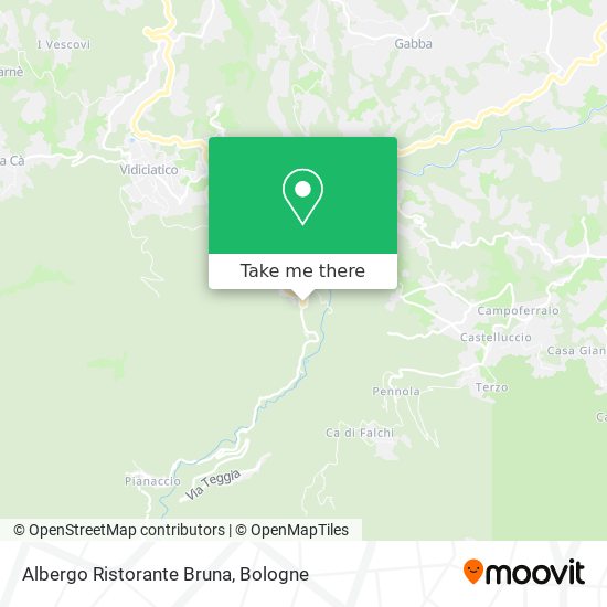 Albergo Ristorante Bruna map